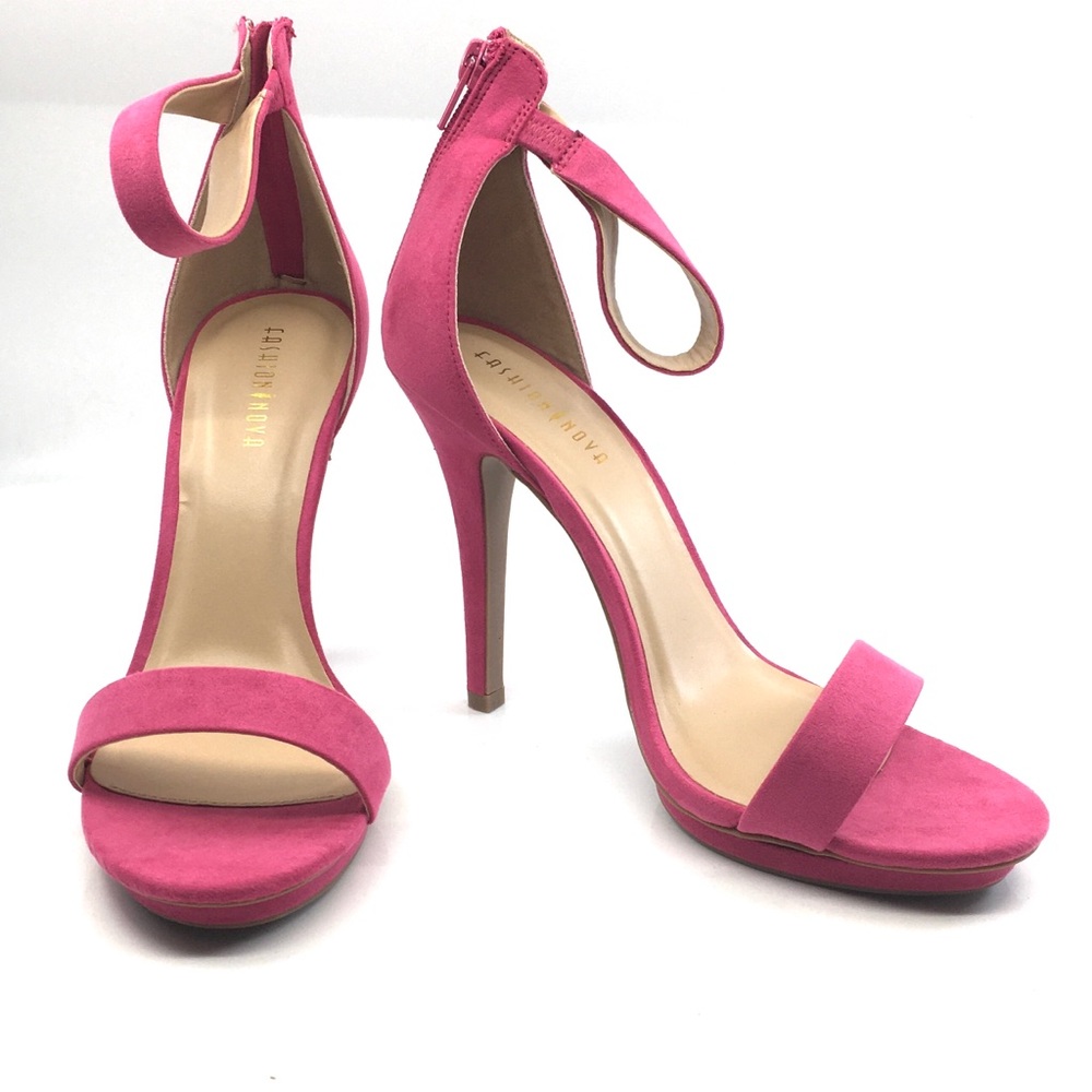 Fashion Nova Fuchsia Heels NWT - Picture 6 of 7